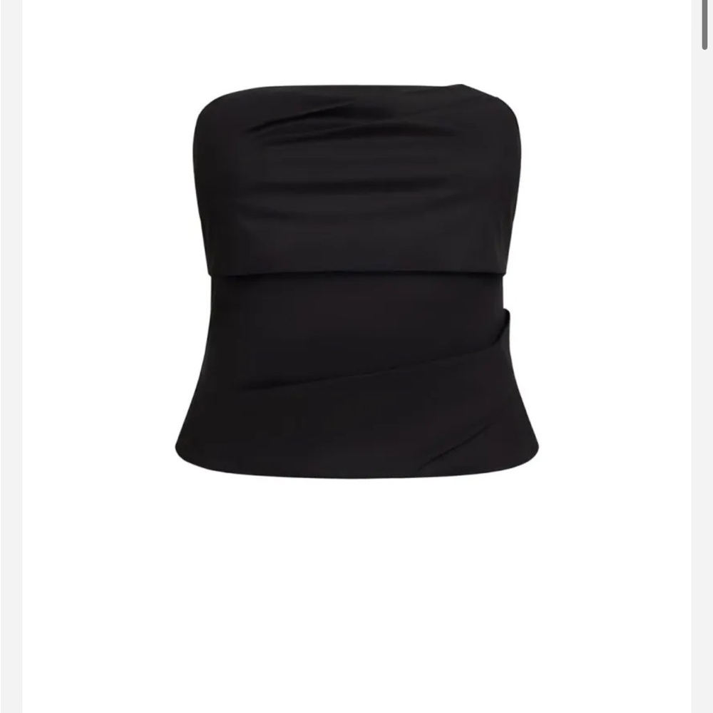 Draped tube top